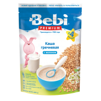 Каша Bebi Premium гречневая молочная, с 4 мес., 200 гр
