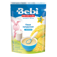 Каша Bebi Premium кукурузная молочная, с 5 мес., 200 гр 