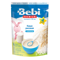 Каша Bebi Premium рисовая молочная, с 4 мес., 200 гр 