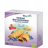 Безглютеновое печенье Fleur Alpine с черничной начинкой, 132 гр
