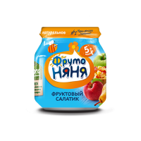 ФрутоНяня Пюре «Фруктовый салатик», с 5 месяцев, 100 гр