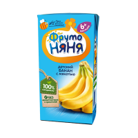 ФрутоНяня Нектар из бананов с мякотью, с 6 месяцев, 200 мл