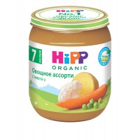 Пюре HIPP овощное ассорти, с 7 месяцев, 125 гр