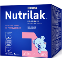 Молочная смесь Nutrilak Premium 1, 0-6 мес., 1050 гр.
