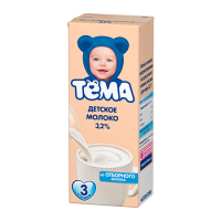 Тёма Детское молоко, с 8 месяцев, 200 мл